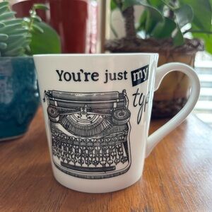 Queens by Churchill Fine Bone Chine Typewriter Mug